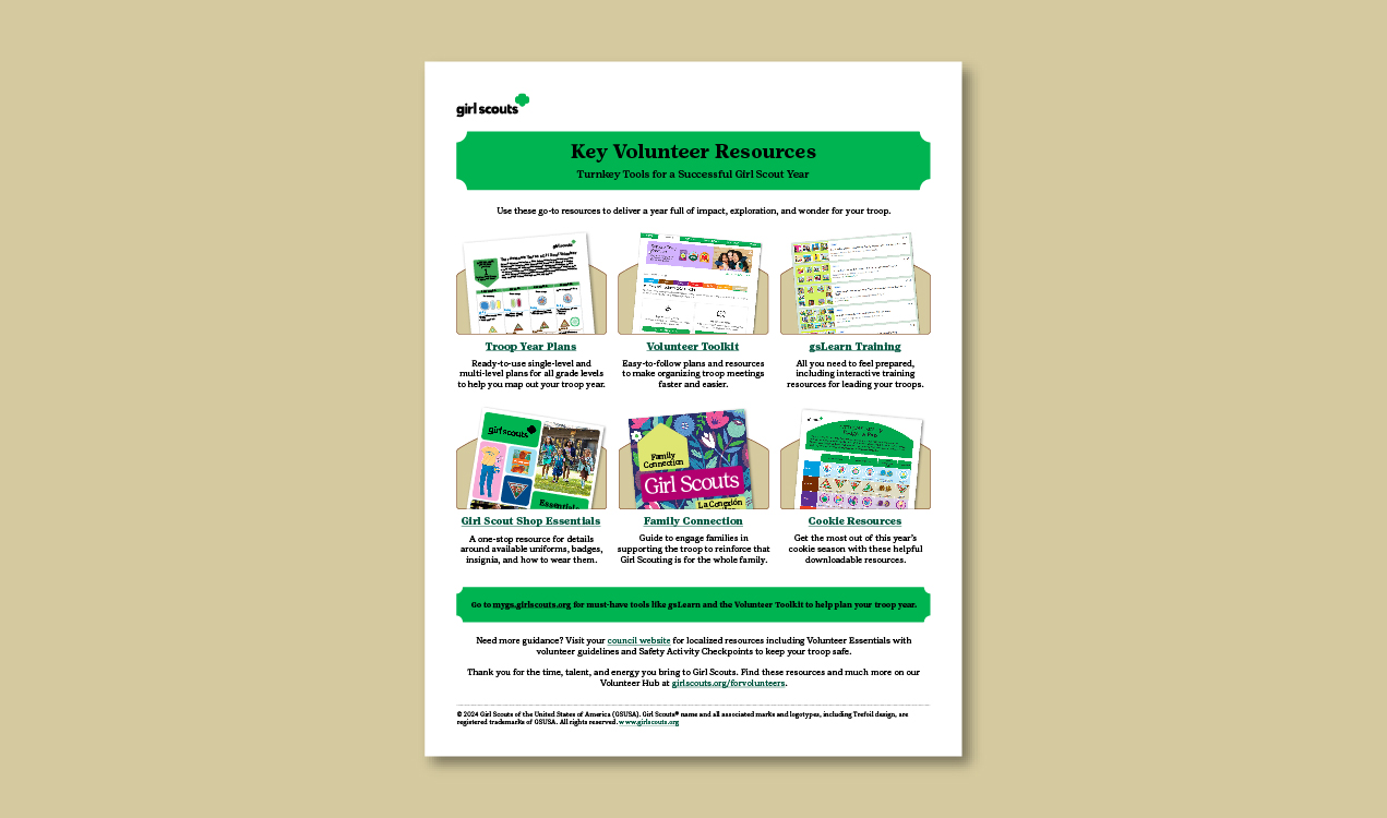 Volunteer Resources Flyer